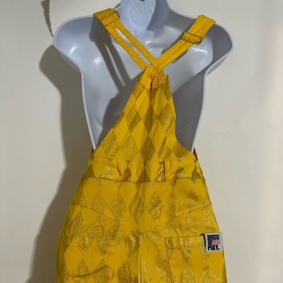 dc Comics Birds of Prey Women’s Harley Quinn Gold Cosplay Jumpsuit! - Picture 8 of 10